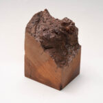 mp311 fruitwood textured miniature display plinth