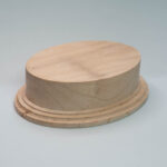 mp316 beech oval miniature display plinth-5