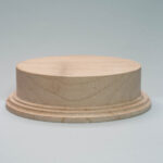 mp316 beech oval miniature display plinth-5