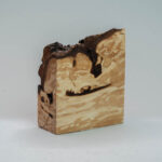mp336 olivewood textured miniature display plinth