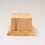 mp358 spalted beech miniature display plinth