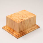mp358 spalted beech miniature display plinth