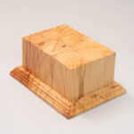 mp358 spalted beech miniature display plinth