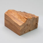 mp363 textured olivewood miniature display plinth